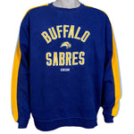 NHL (CCM) - Buffalo Sabres Sweatshirt 1990s Medium Vintage Retro Hockey