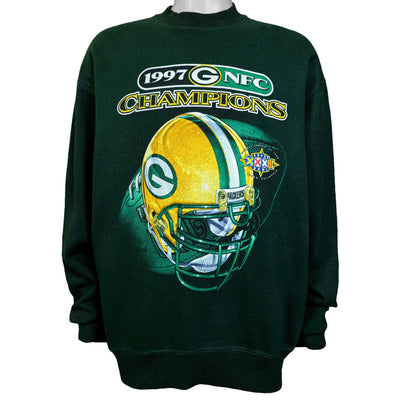 NFL (Pro Player) - Green Bay Packers NFC Champions Sweatshirt 1997 Large