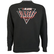 NBA (Logo 7) - Portland Blazers Crew Neck Sweatshirt 1990s Medium Vintage Retro Basketball