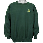 Vintage - Green John Deere Sweatshirt 1990s XX-Large Vintage Retro