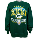 NFL (Pro Player) - Green Bay Packers Champions Sweatshirt 1997 X-Large Vintage Retro Football