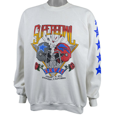 NFL - Super Bowl XXVII Cowboys VS Bills Crew Neck Sweatshirt 1993 X-Large