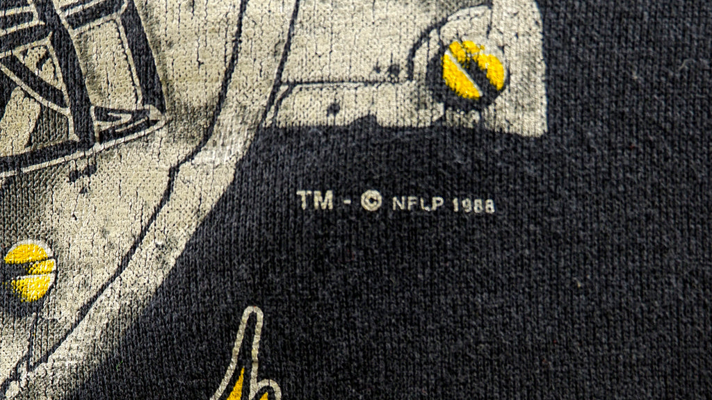 NFL - Pittsburgh Steelers  Big Logo Sweatshirt 1988 Large Vintage Retro Football