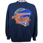 NFL - Buffalo Bills Crew Neck Sweatshirt 1991 X-Large Vintage Retro Football