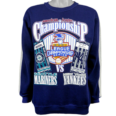 MLB (Dynasty) - Seattle Mariners VS New York Yankees, American League Championship Sweatshirt 2001 Medium