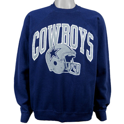 NFL (Tultex) - Dallas Cowboys Spell-Out Sweatshirt 1990s Large