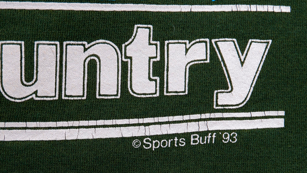 Vintage (Jerzees) - Green Ski Country Crew Neck Sweatshirt 1993 Large Vintage Retro