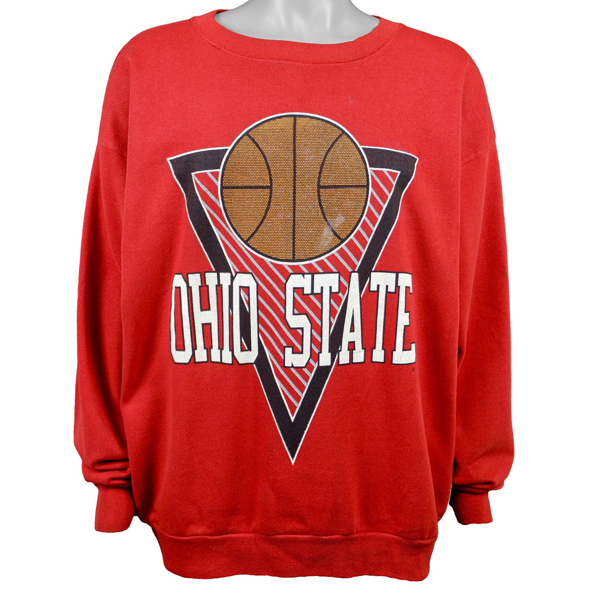 NCAA (Tultex) - Ohio State Spell-Out Sweatshirt 1990s Large Vintage Retro Basketball College