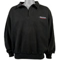 Nautica - Black​ 1/4 Zip  Sweatshirt 1990s X-Large Vintage