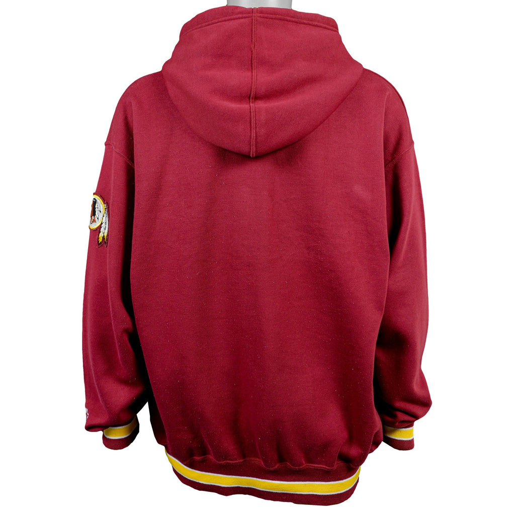 Starter - Washington Redskins Hooded Sweatshirt 1990s X-Large Vintage Retro Football