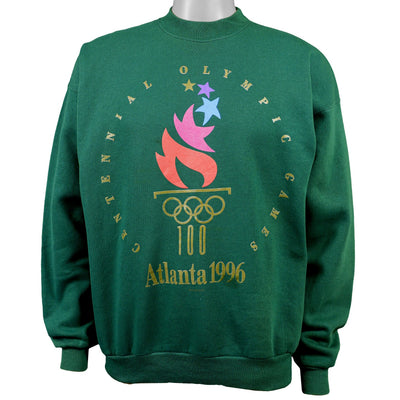Vintage (Hanes) - Green Atlanta Olympic Crew Neck Sweatshirt 1996 Large