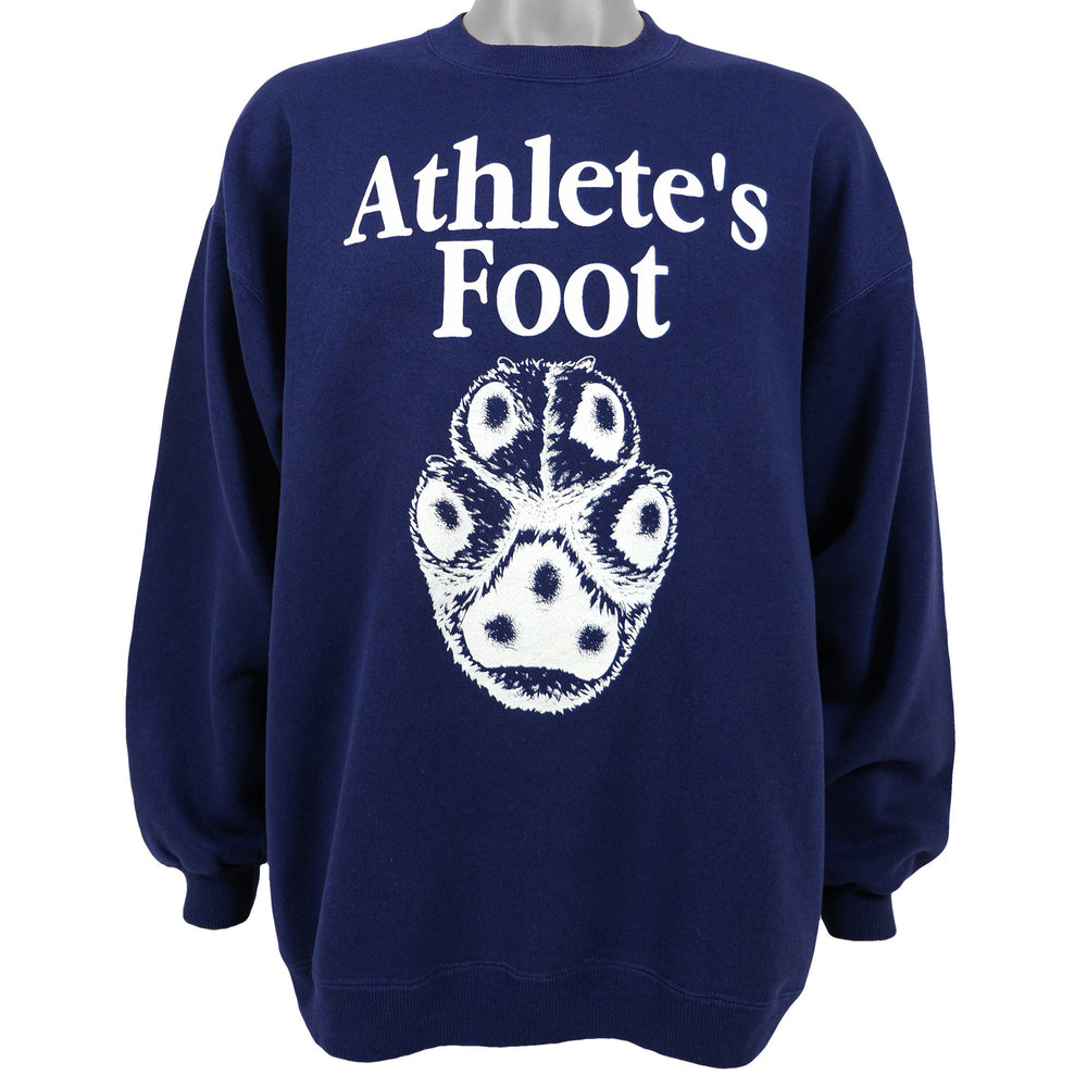 Vintage (Hanes) - Athletes Foot / Iditarod Trail Sled Dog Race Alaska Sweatshirt 1994 Large