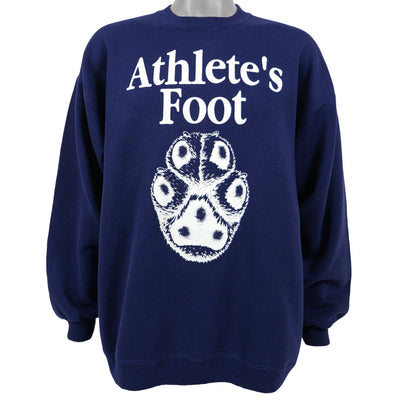 Vintage (Hanes) - Athletes Foot / Iditarod Trail Sled Dog Race Alaska Sweatshirt 1994 Large