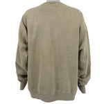 Vintage - Brown Salmon Flies Crew Neck Sweatshirt 1990s X-Large Vintage Retro
