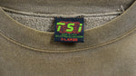 Vintage - Brown Salmon Flies Crew Neck Sweatshirt 1990s X-Large Vintage Retro