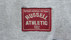 Vintage (Russell Athletic) - Brown Two-Tone Crew Neck Sweatshirt 1990s Large Vintage Retro