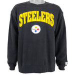 Starter - Pittsburgh Steelers Crew Neck Sweatshirt 1990s Medium