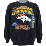 NFL - Denver Broncos Super Bowl XXXIII Sweatshirt 1990s Large Vintage Retro Football