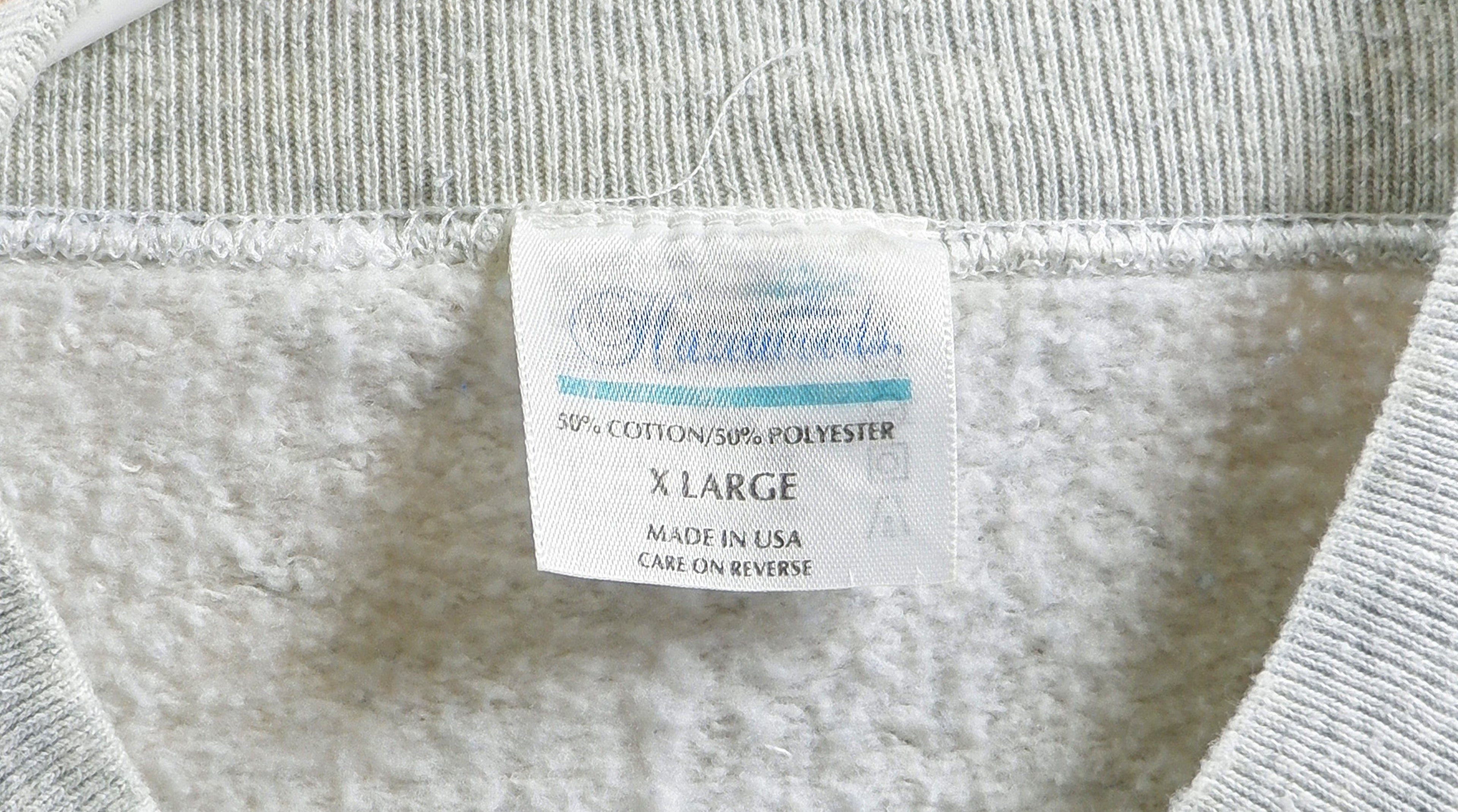 Vintage (Hazelwood) - Grey Native Americans & Horses Sweatshirt 1995 Large Retro Crew Neck