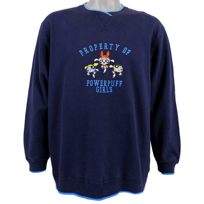 Vintage - Property of Power Puff Girls Crew Neck Sweatshirt Large