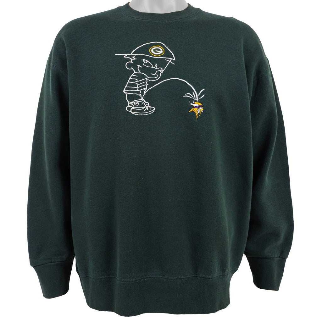 NFL - Green Bay Packers Sweatshirt 1990s Large Vintage Retro Football