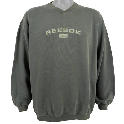 Reebok - Spell-Out Crew Neck Sweatshirt 1990s Large