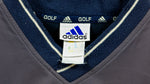 Adidas - Blue & Grey Golf Pullover Windbreaker 1990s Large Vintage Retro