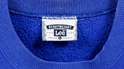 Lee - Blue Crew Neck Sweatshirt 1990s Large Vintage Retro