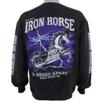Vintage (Jerzees) - World Famous Iron Horse Sweatshirt 1994 Large Vintage Retro