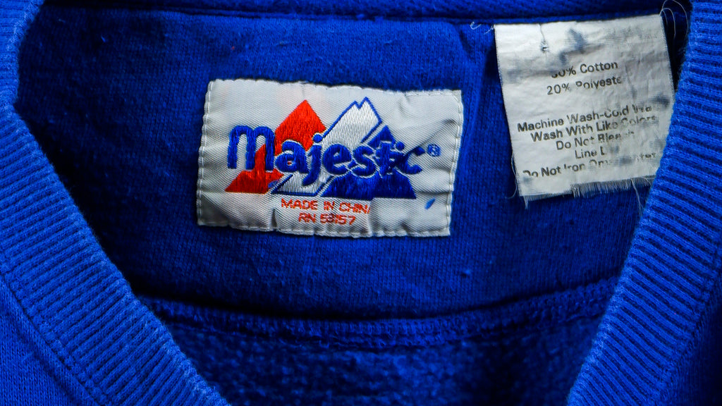 NFL (Majestic) - Buffalo Bills Spell-Out Sweatshirt 1990s XX-Large Vintage Retro Football