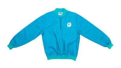 Starter - Miami Dolphins 1/4 Zip Windbreaker 1980s Small