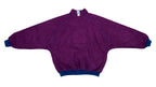 Adidas - Blue & Violet Reversible Fleece Windbreaker 1990s Large Vintage Retro