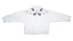 Ellesse - White Royal Bomber Jacket 1990s Large Vintage Retro