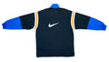 Nike - Black & Blue Big Check Track Jacket 1990s Large Vintage Retro