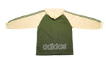 Adidas - Green & Beige Big Spell-out Track Jacket 1990s Large