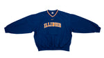 Nike - Team Wear Illinois Pullover Windbreaker 1990 XX-Large Vintage Retro 