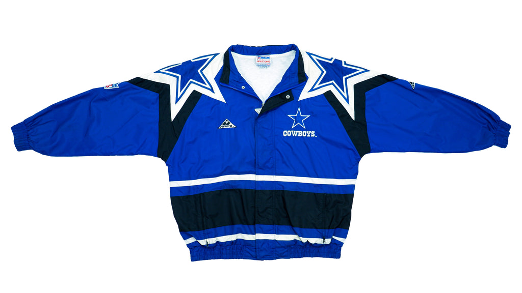 NFL (Apex One) - Dallas Cowboys Windbreaker 1990s X-Large Vintage Retro NFL Football
