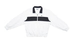 Lacoste - Black and White Sport Windbreaker 1990s Medium Vintage Retro