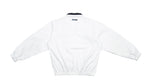 Lacoste - Black and White Sport Windbreaker 1990s Medium Vintage Retro