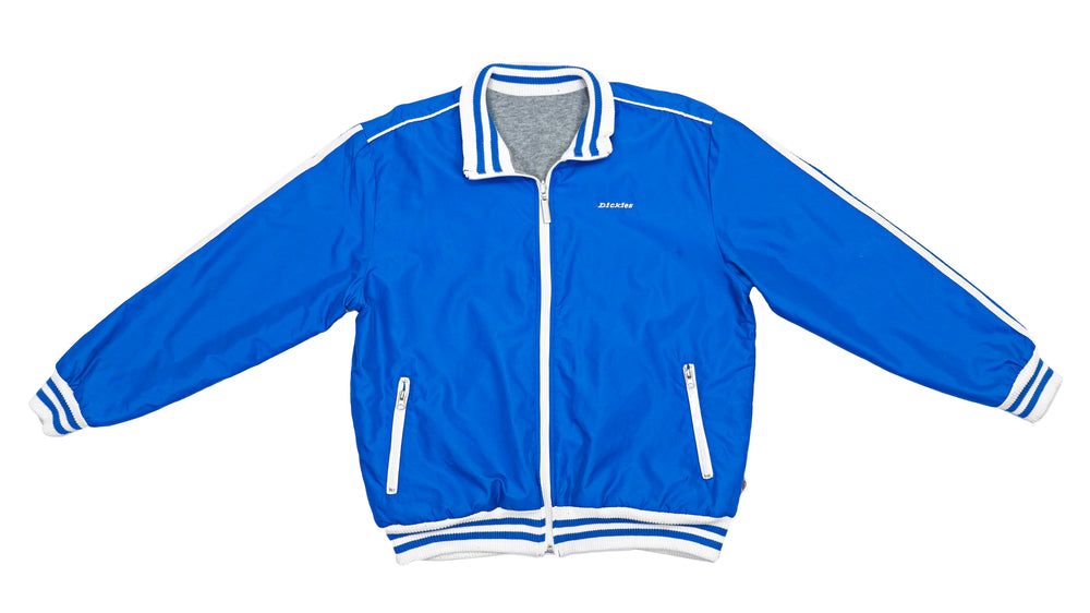 Dickies - Reversible Blue/Dark Grey Windbreaker 1990s Medium vintage Retro