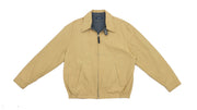 Vintage Retro Harrington Nautica - Reversible Beige and Checked Grey Classic Jacket 1990s Medium