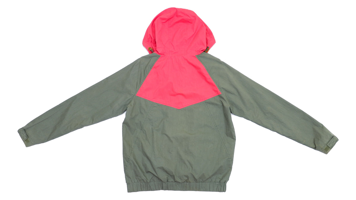 Vintage - Paul Frank Green & Red Hooded Jacket Large Vintage Retro