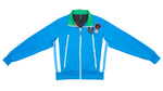Adidas - Reversible Multi-color / Blue Zip Up Windbreaker 1990s Small Vintage Retro