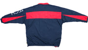 FILA - Navy and Red Spell Out Jacket 1990s XX-Large