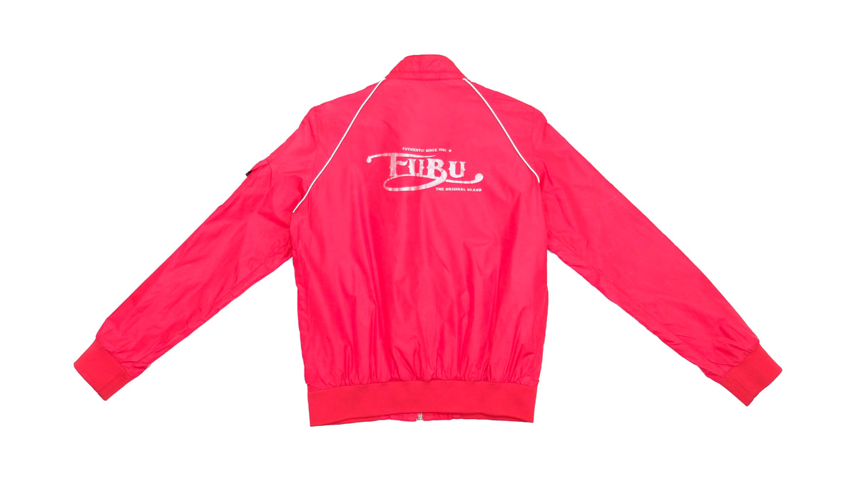 FUBU - Red Spell-Out Jacket 1990s Small vintage Retro