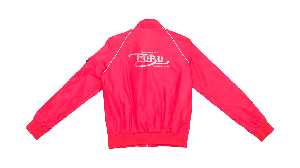 FUBU - Red Spell-Out Jacket 1990s Small vintage Retro