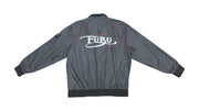 FUBU - Black Big Spell-Out Jacket 1990s Large Vintage Retro
