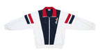 Ellesse - White & Black Colorblock Spell-Out Windbreaker 1990s Large Vintage Retro
