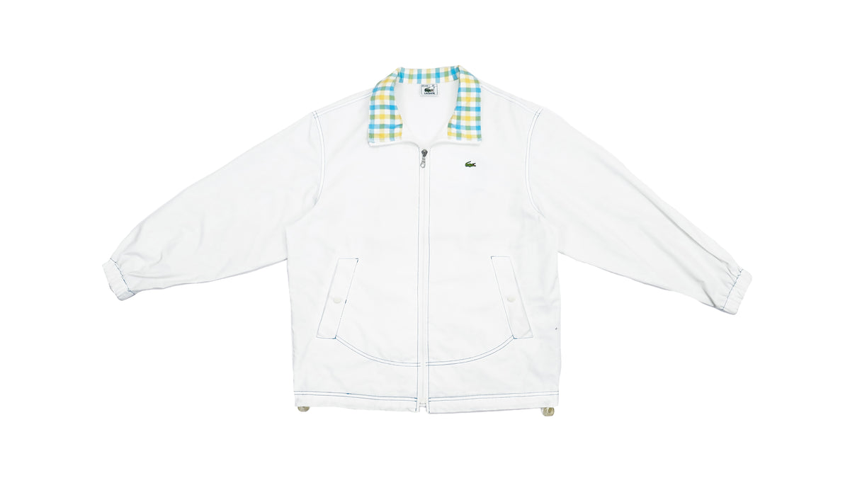 Lacoste - White Special Edition Jacket 1990s Medium Vintage Retro