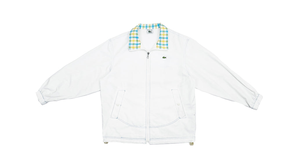 Lacoste - White Special Edition Jacket 1990s Medium Vintage Retro